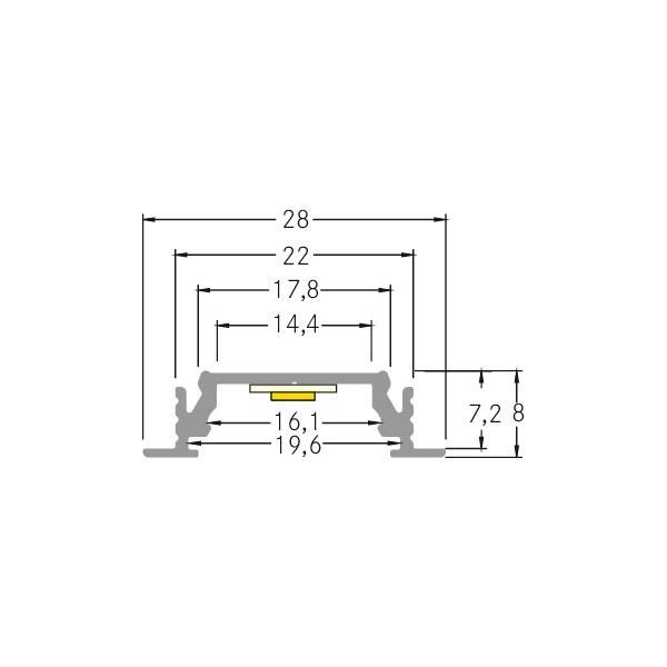 LED-Alu-Profil 2000mm 53653260