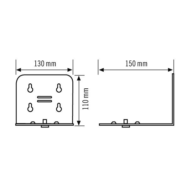 Befestigung SLP-2WALLMOUNT.PLATE