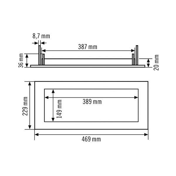 Einbaurahmen universal SLX/ELXM #EN10077234