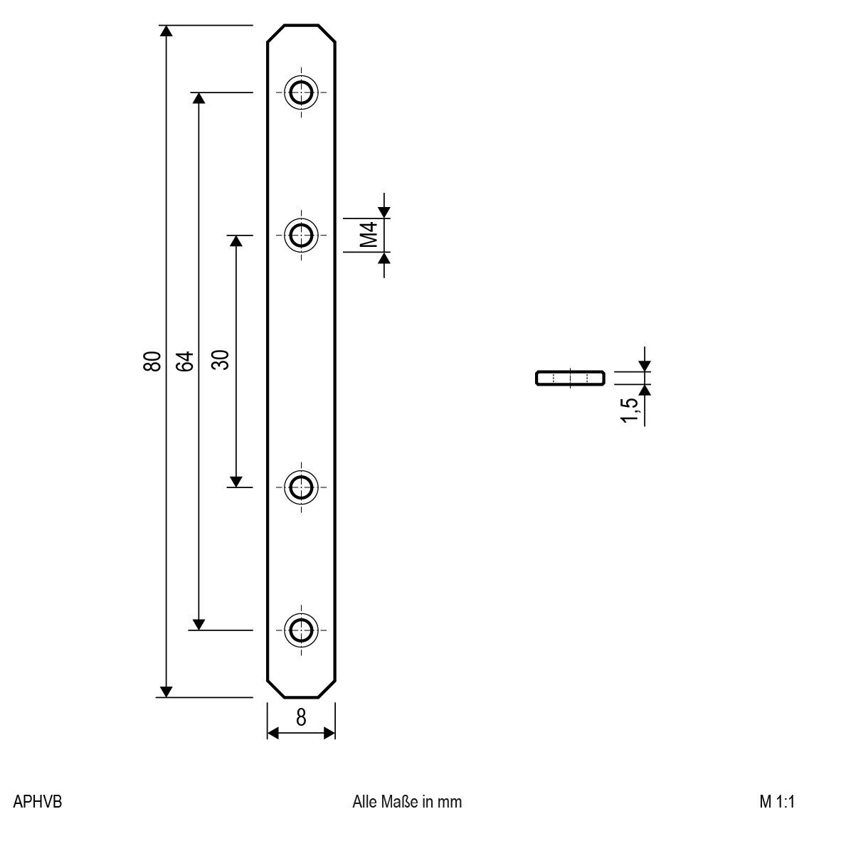 Profil-Verbinder APHVB