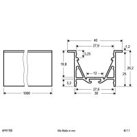 Alu-Profil APRT100