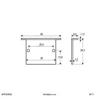 Alu-Profil-Endplatte APRTEAPEB