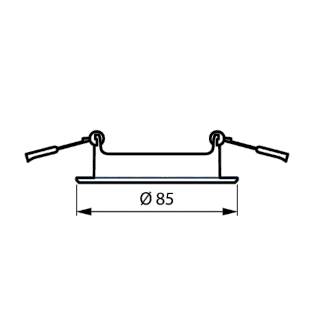 Einbaustrahler o. Fassung RS155Z CFR #94112099