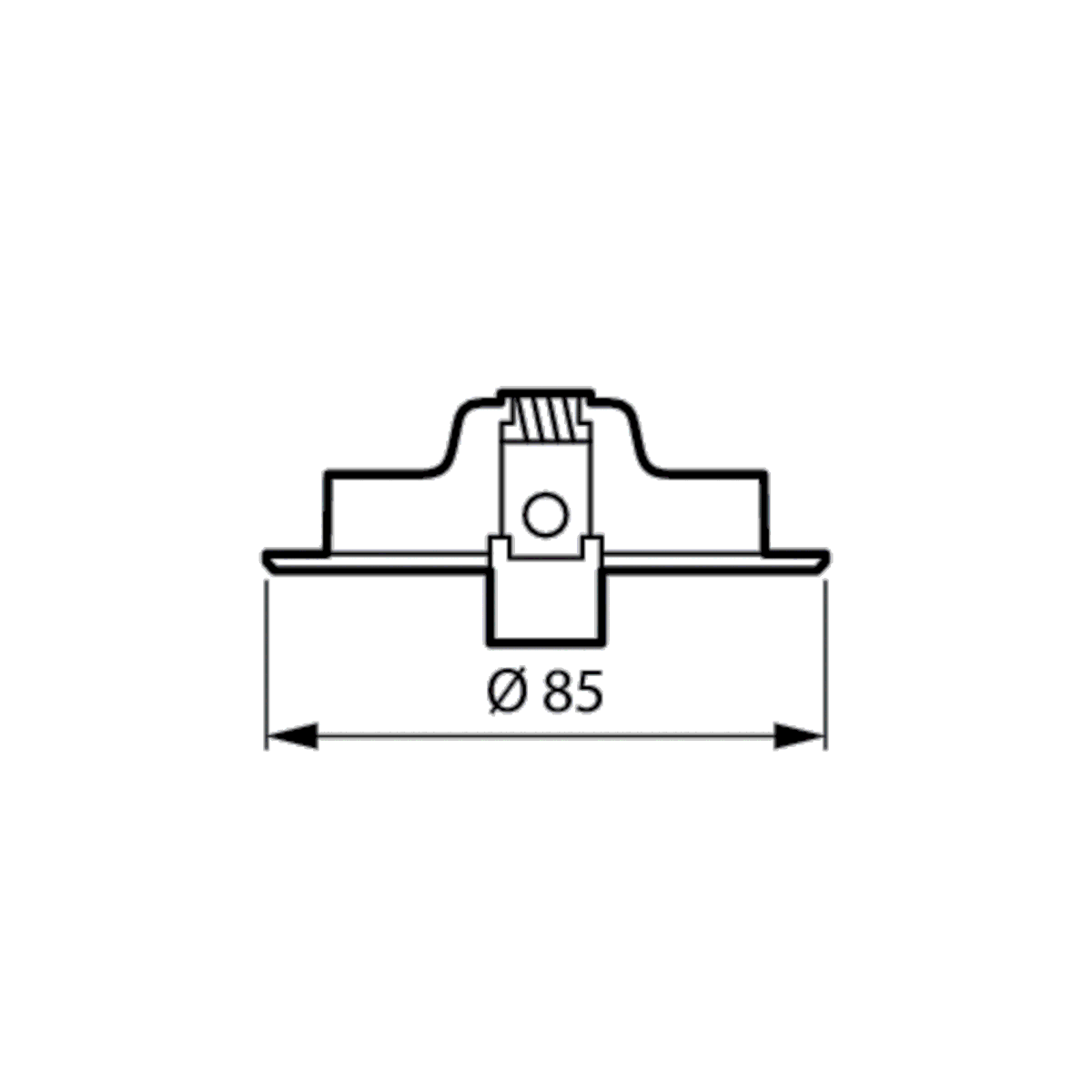 Einbaustrahler o. Fassung RS155Z CFR #94114499