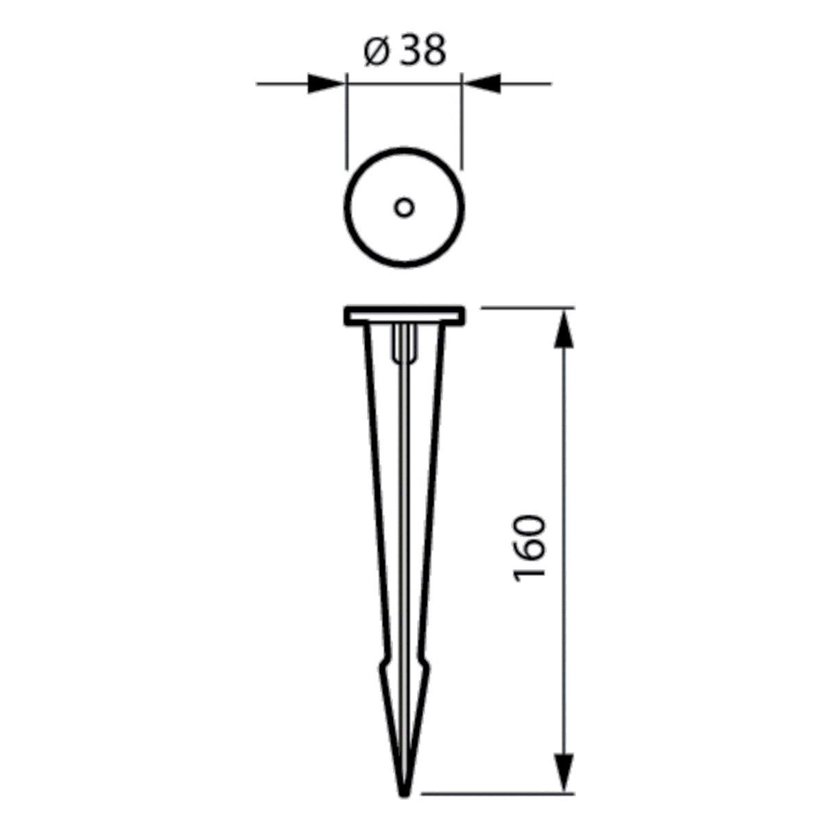 Erdspieß ZVP164 SPK 160mm M4