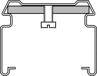 Tragschienen-Stoßverbinder SDTSV