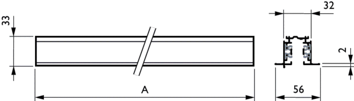 3-Phasen-Stromschiene RBS750 #06545700