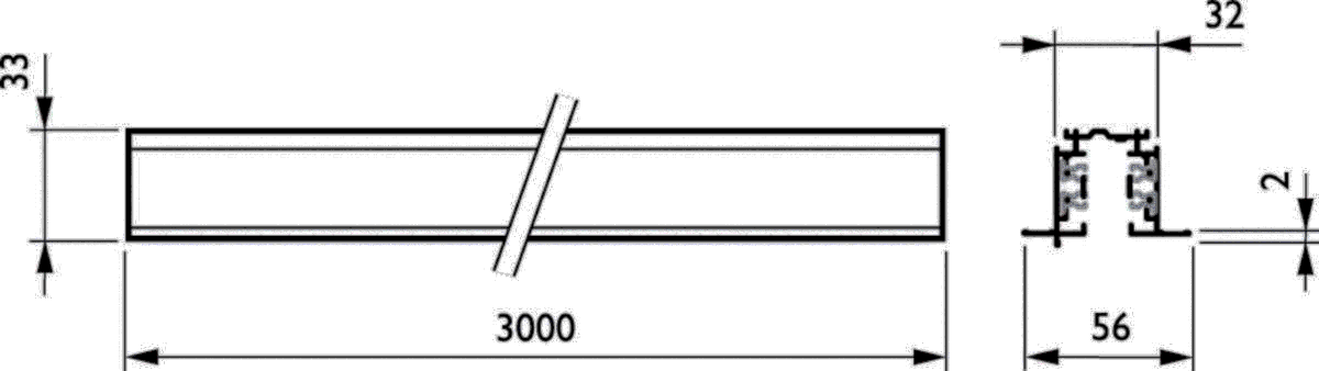 3-Phasen-Stromschiene RBS750 #06545700