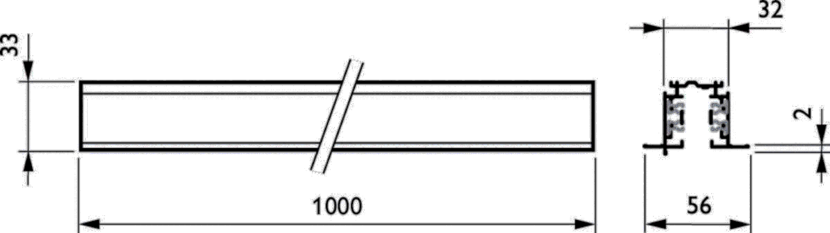 3-Phasen-Stromschiene RBS750 #06550100