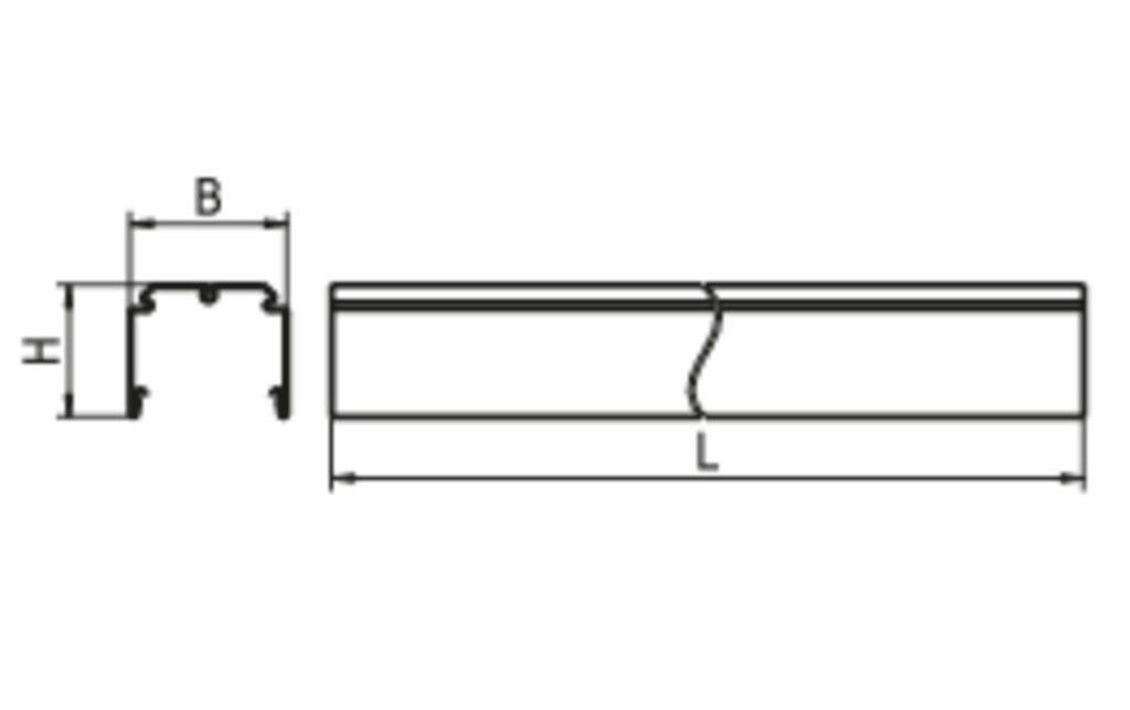 Tragschiene 14pol. VL2TM 3000-14 SI