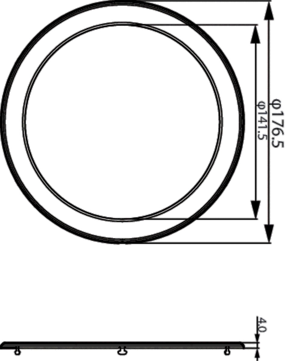 schwarzer Ring DN065B G4 #18563000