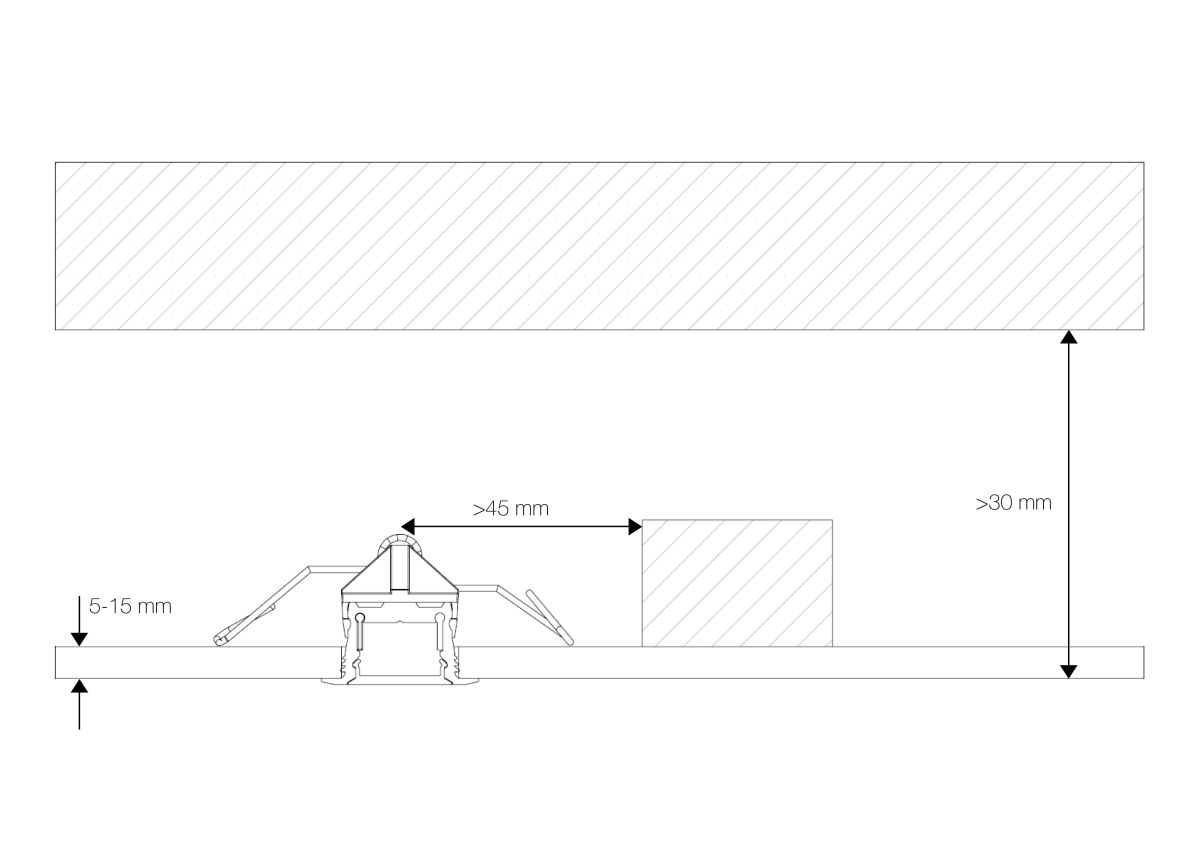 Alu-Profil Einbau 2m TRPA4215