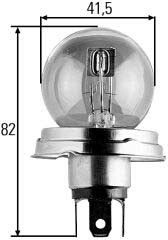 Fahrzeuglampe 24V55/50W P45t