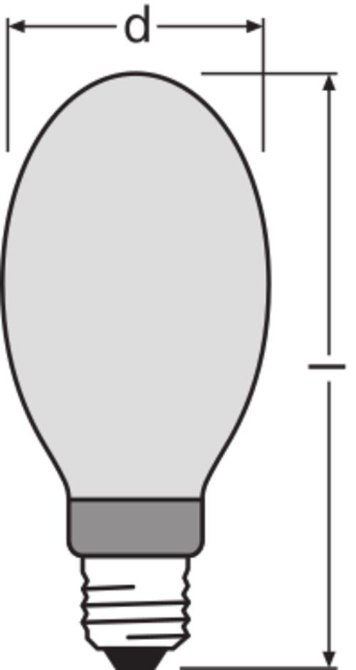 Hochdruck-Entladungslampe HQI-E 400/N COAT E40