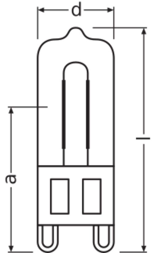 Halogenlampe G9 66720PRO 20W 240V G9