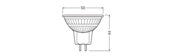 LED-Reflektorlampe MR16 LEDMR1635363.8W830P