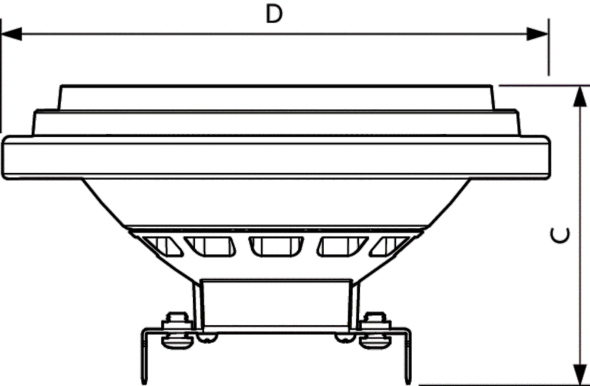 LED-Reflektorlampe AR111 MASLEDExpe #42973400