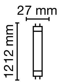 LED-Tube T8 EM RL-T8 36S HO840G13EM