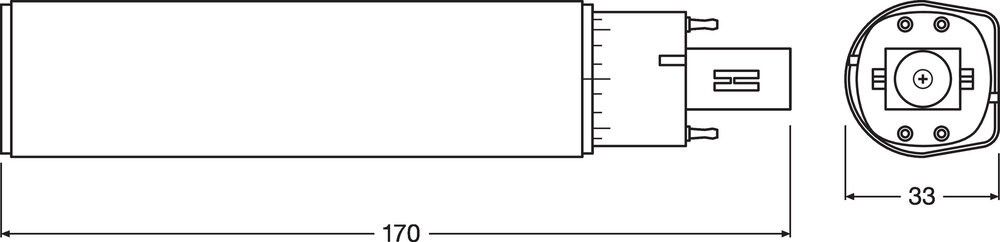 LED-Kompaktlampe f. EVG DU.LEDD/E26HFV10W830