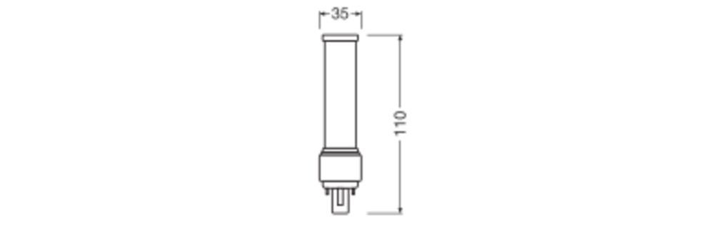 LED-Kompaktlampe f.KVG/VVG DULUXLEDD10EMV5W830