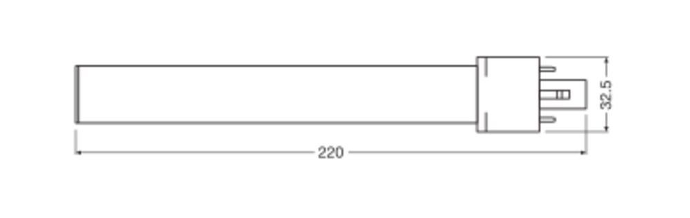 LED-Kompaktlampe f.KVG/VVG DULUXLEDS11EMV6W830