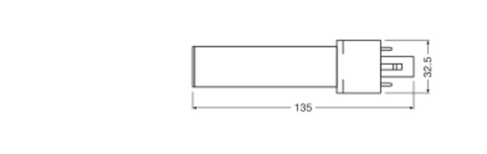 LED-Kompaktlampe f.KVG/VVG DULUXLEDS7EMV3.5W830