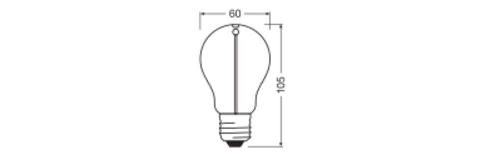 LED-Lampe E27 1906CLASAFILMAG101.8