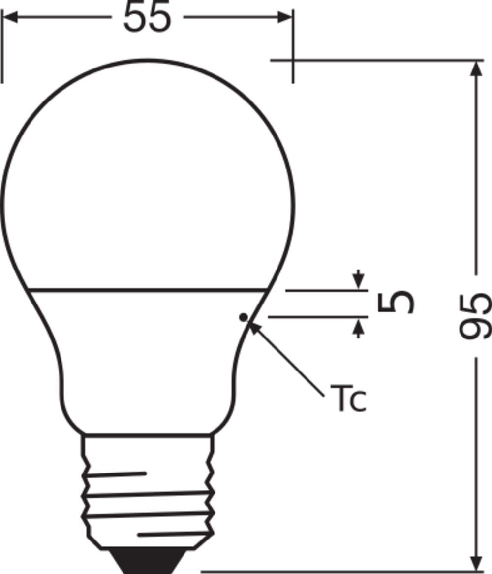 LED-Lampe E27 LEDCLA404.9827FRE27P