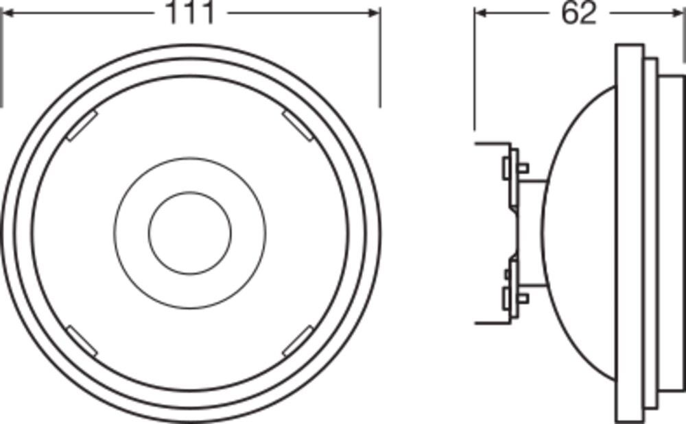 LED-Reflektorlampe AR111 LEDAR11150247.4W930