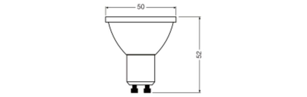 LED-Reflektorlampe PAR16 LEDP16100369.6W830P