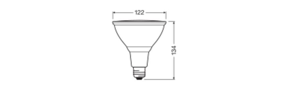 LED Reflektorlampe  E27 2700K 12,0W 1035lm  