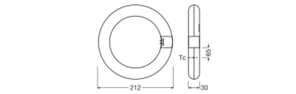 LED-Ring-TubeT9C f.KVG/VVG TUBET9CEMV2211W865