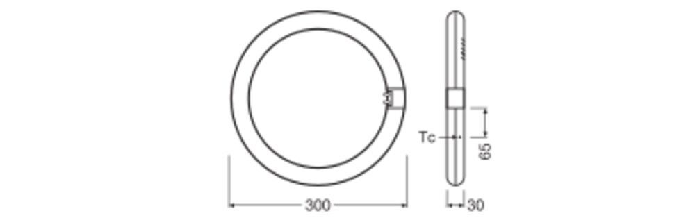 LED-Ring-TubeT9C f.KVG/VVG TUBET9CEMV3218.3W830