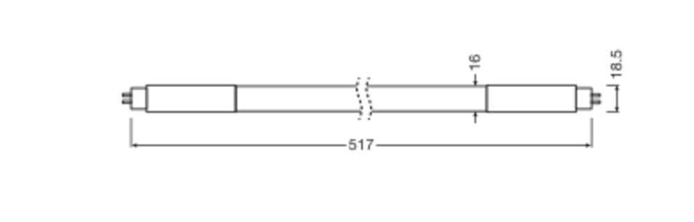 LED-Tube T5 f. EVG TUBET5HFL13SH.V7W830