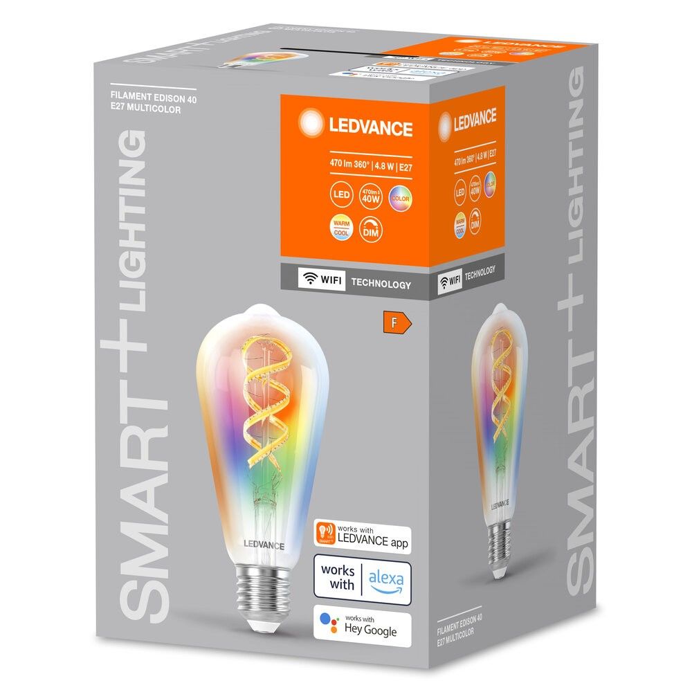 SMART+ Lampe E27 SMFE40D4,8W/827FRGB