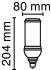 LED-Lampe RL-HRL125 840/E40 EM