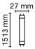 LED-Tube T8 EM RL-T8 58S MS840G13EM