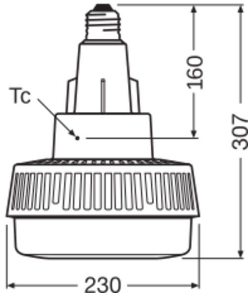 LED-Lampe E40 HQILEDH1300095W840