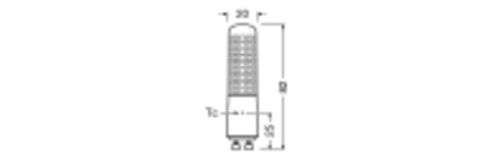 LED-Slim-Lampe GU10 LEDTSLIM60D7W827GU10