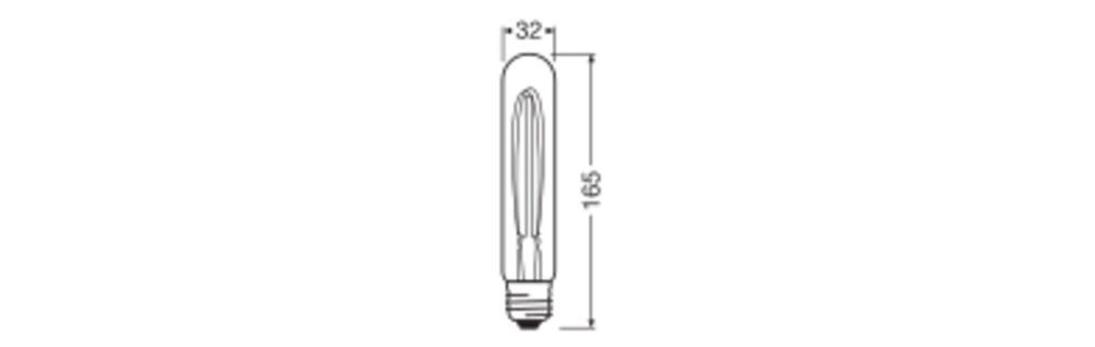 LED-Vintage-Lampe E27 1906LCLFD4,8W/822FGD