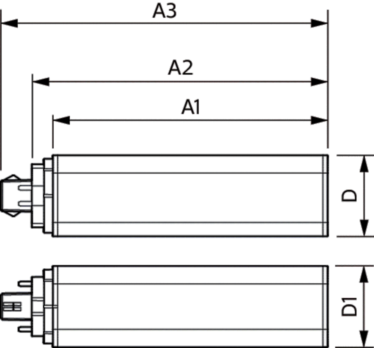 LED-Kompaktlampe f. EVG CoreLEDPLT #48788800