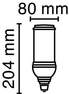 LED-Lampe RL-HRL125 840/E40 EM