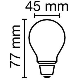 LED-Tropfenlampe RL-D40 827/F/E27