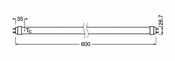 LED-Tube T8 EM RL-T8 18 830/G13 EM