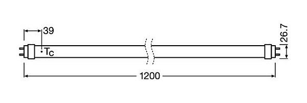 LED-Tube T8 EM RL-T8 36 830/G13 EM