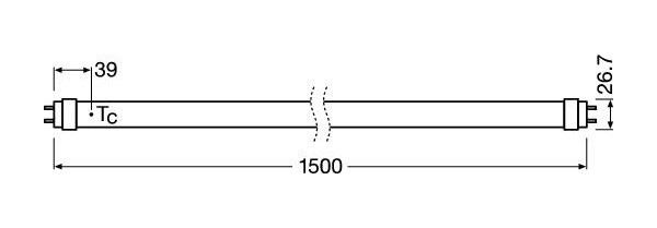 LED-Tube T8 EM RL-T8 58 865/G13 EM