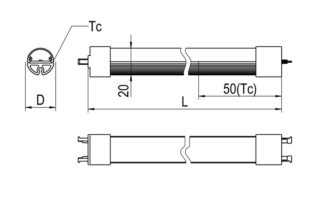 LED-R-TUBE R-TUBE-G2 #1206704LD