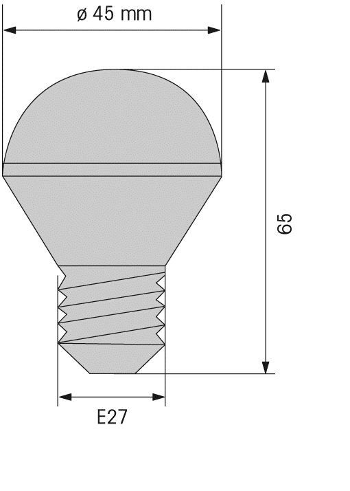 LED-Lampe E27 115VAC GN 956.220.67