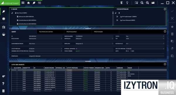 Datenbanksoftware IZYTRONIQ