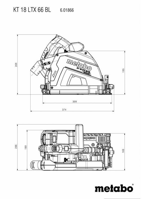 Akku-Tauchsäge 601866810